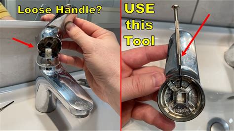 how to tighten a loose moen single handle kitchen faucet handle|Fix loose handle on moen kitchen faucet